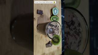 Kiwi Chocolate Milkshake 🥝😋 shorts youtubeshorts food cooking shortsfeed [upl. by Nitsir]