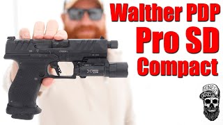 Walther PDP Pro SD Compact First 500 Rounds The Pistol James Bond Wishes He Had [upl. by Eillen]