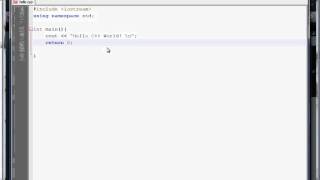 C programming tutorial for beginners 2 Hello WorldCMDNotepad Computer Science  Ebonygeek45 [upl. by Mochun]