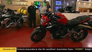 Hetaste trenderna från motorcykelvärlden  Nyhetsmorgon TV4 [upl. by Ecirtram]