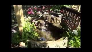 Awesome Patio Artificial Rock Ponds amp Waterfall Formations [upl. by Tabina975]