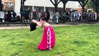 Sydney Dayyani Belly Dance at Blacksburg Vintage Market 582022 [upl. by Thalassa583]