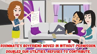 Roommates Boyfriend Moved In Without Permission Doubled Our Utilities Refuses to Contribute [upl. by Lleon]