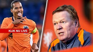 KIJK LIVE Koeman en Van Dijk blikken vooruit op EKstart [upl. by Erminie]