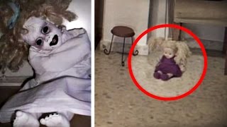 5 Haunted Dolls Caught on Camera Moving [upl. by Ijat]