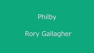 Philby Rory Gallagher guitar tab score [upl. by Ebba915]