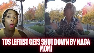 UNHINGED Leftist Loses It Over Trump Sign amp Gets Shut Down By MAGA Mom [upl. by Keryt]