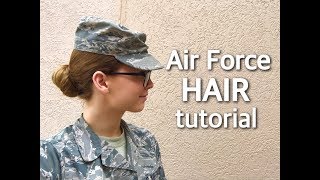 Realistic Air Force hair tutorial How I do mine  Elora Jean [upl. by Lanie]