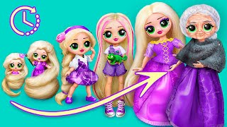 Rapunzel Growing Up  10 Doll DIYs [upl. by Annaig]