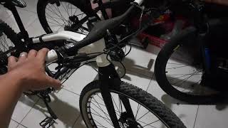 Toseek rigid fork and integrated handle bar full carbon upgrade [upl. by Arno455]