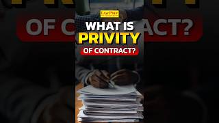 What is Privity of Contract Explained shorts [upl. by Aisul]