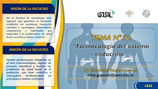 TEMA 12  Farmacología del sistema endocrino [upl. by Cariotta]