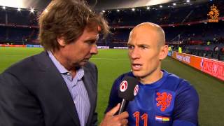 Interview Robben na Nederland  Ghana [upl. by Stricklan]