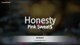 Pink SweatHonesty Karaoke Version [upl. by Akerahs]