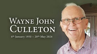 Wayne Culletons Funeral Service livestream [upl. by Ithnan]