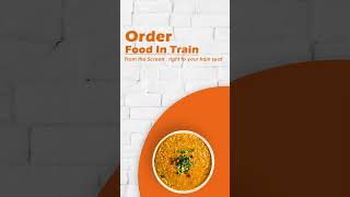 Order Food in Train through RailRestro App [upl. by Iosep]