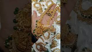 onegramgold lowpricebridaljewellerydesigns goldjewellery wedding chainjewelry bangles chain [upl. by Keefer]