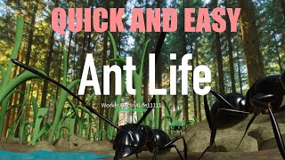 Quick And Easy Tutorial Ant Life Roblox [upl. by Nakah36]