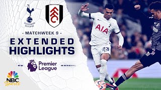 Tottenham Hotspur v Fulham  PREMIER LEAGUE HIGHLIGHTS  10232023  NBC Sports [upl. by Lammaj]