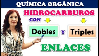 HIDROCARBUROS CON DOBLES Y TRIPLES ENLACES 🏵Nombrar hidrocarburos con dobles y triples enlaces [upl. by Loggins]