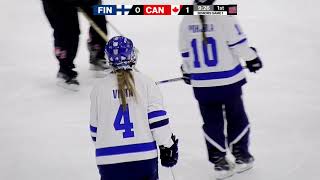 2017 World Ringette Championships Canada vs Finland Senior Game 1 [upl. by Bryon]