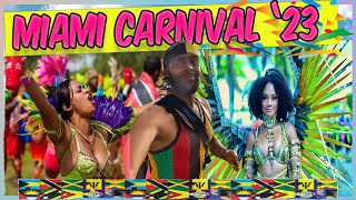 Experience the energy of MIAMI CARNIVAL 2023 Parade [upl. by Ayel]