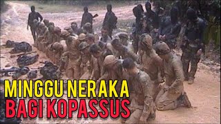 Minggu Neraka Pendidikan Kopassus Paling Mengerikan di Nusakambangan kopassus [upl. by Virgy]