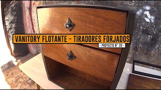 Vanitory flotante – Tiradores forjados [upl. by Elleyoj]