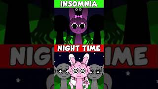 Incredibox Sprunki But Insomnia Version VS Sprunki Night Time Version sprunki incrediboxmix [upl. by Irrep]