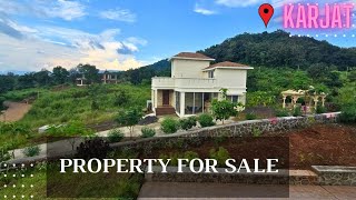 BUNGALOW FOR SALE IN KARJAT  HALF ACRE  CONTACT  8390779969 [upl. by Helsie]