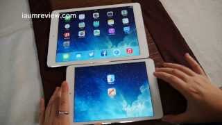 HDรีวิว iPad Mini 2 VS iPad Air แบบไทยไทย presented by Lumix GX7 [upl. by Shatzer37]