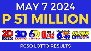 Lotto Result Today 9pm May 7 2024  Complete Details [upl. by Bedell686]