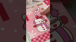 🎀 Cutest Makeup Advent Calendar Hello Kitty x The Crème advent adventcalendar hellokitty asmr [upl. by Petuu]