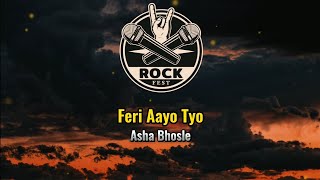 Feri Aayo Tyo Kalo Raat Karaoke Song By Asha Bhosle  rockfest1983 [upl. by Missak]