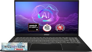 MSI Summit A16 AI 2024 16” QHD 165Hz 2in1 Touchscreen Laptop AMD Review [upl. by Zerla]