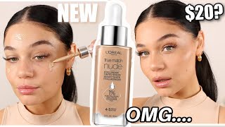 NEW LOreal True Match Hyaluronic Tinted Serum Review…Is it worth it  Blissfulbrii [upl. by Jaunita]