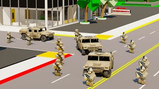 MILITARY INVASION IN BROOKHAVEN RP [upl. by Ardisi]