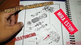 PORQUE TU MOTO AVANZA MUY LENTO CUANDO ACELERAS  SOLUCIÓN [upl. by Aleyam410]