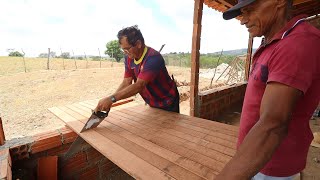 SERRAMOS A PORTA DA CASA AO MEIO  MOSTRANDO O AÇUDE DEPOIS DE MAIS UM DIA DE TRABALHO [upl. by Rubi290]