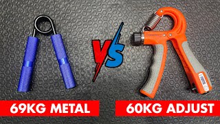 60KG Steel vs 60Kg Adjustable HAND GRIPPER  Which to buy [upl. by Eldredge]