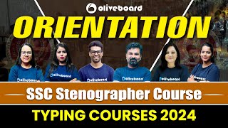 SSC Stenographer Course with Typing Courses  2024  Orientation Class  SSC Stenographer 2024 [upl. by Isabelle772]