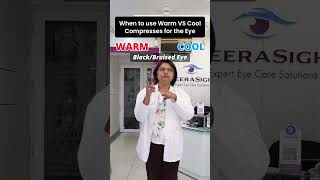 Wondering When To Use Warm Vs Cool Compresses For Your Eyes eyecaretips warmcompress [upl. by Gnanmas]