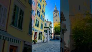 🇨🇭Zürich Altstadt Zurich old town Switzerland youtube shorts zurich switzerland shortsvideo [upl. by Milewski442]