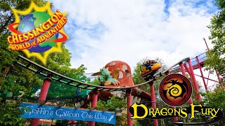 Dragons Fury  Chessington World of Adventures  4K OffRide [upl. by Liatnahs]