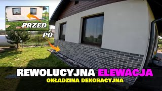 😱 NAJPROSTSZA ELEWACJA W POŁOŻENIU czyli AMK OKŁADZINA DEKORACYJNA 😍 PROSTY I SZYBKI MONTAŻ [upl. by Lucienne194]