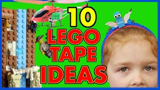 10 LEGO Tape Ideas [upl. by Rosinski843]