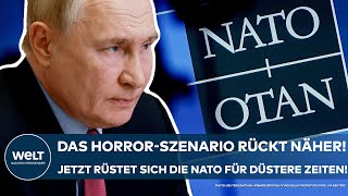 PUTINS KRIEG Das HorrorSzenario rückt näher Jetzt rüstet sich die NATO für düstere Zeiten [upl. by Euqinimod]