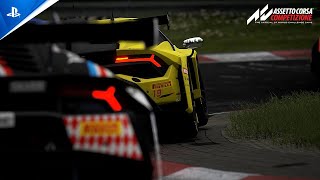 Assetto Corsa Competizione  Nürburgring 24hr Pack DLC Launch Trailer  PS5 Games [upl. by Hardy]