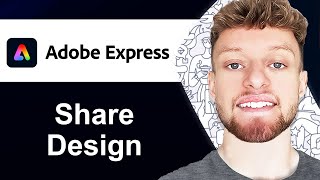 How To Share Design in Adobe Express Step By Step [upl. by Einwat]