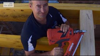 How to use a nail gun [upl. by Ayian]